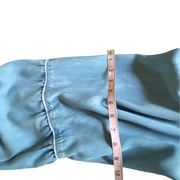 Given Kale Oversized Boho Denim Top - Picture 7 of 12